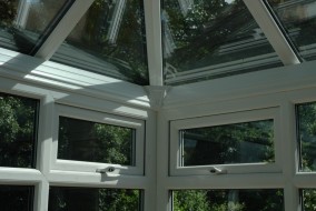 A PVCu and Glass Roof